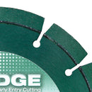 EZ Edge Diamond Blades for Soff-Cut Saws, Medium-Soft Bond for Cutting Hard Aggregate and Non-Abrasive Sand, Sizes 6-3/8" thru 13-1/2"