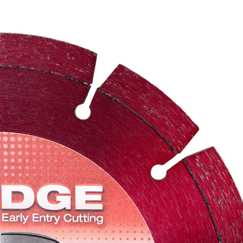 EZ Edge Diamond Blades for Soff-Cut Saws, Medium Bond for Cutting Med to Hard Concrete and Medium-Abrasive Sand, Sizes 5" - 13-1/2"