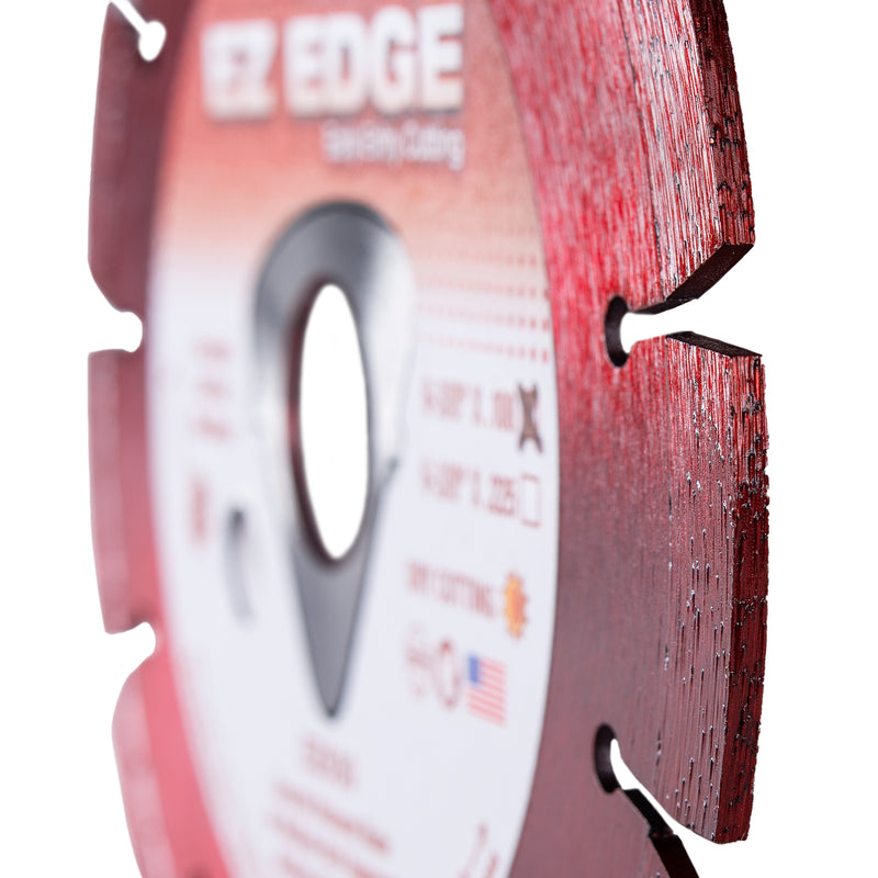 EZ Edge Diamond Blades for Soff-Cut Saws, Medium Bond for Cutting Med to Hard Concrete and Medium-Abrasive Sand, Sizes 5" - 13-1/2"