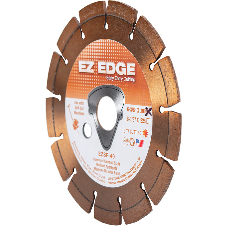 EZ Edge Orange Soff-Cut Diamond Blades, for Medium Aggregate