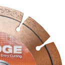 EZ Edge Diamond Blades for Soff-Cut Saws, Med-Hard Bond for Cutting Medium Aggregate and Med-Abrasive Sand, Sizes 6-3/8" thru 13-1/2"