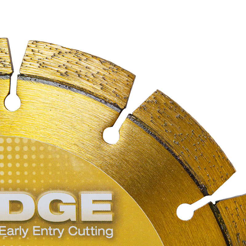 EZ Edge Diamond Blades for Soff-Cut Saws, Hard Bond for Cutting Medium-Soft Aggregate and Abrasive Sand, Sizes 6-3/8" - 13-1/2"